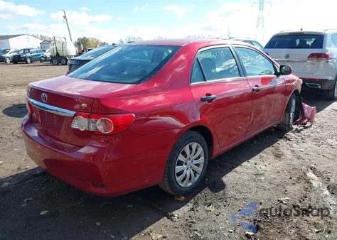 2012 Toyota Corolla Le z USA, uszkodzony, nr VIN 5YFBU4EE8CP005689